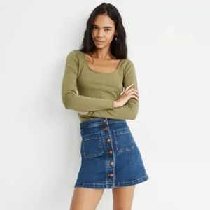 Madewell Denim Skirt